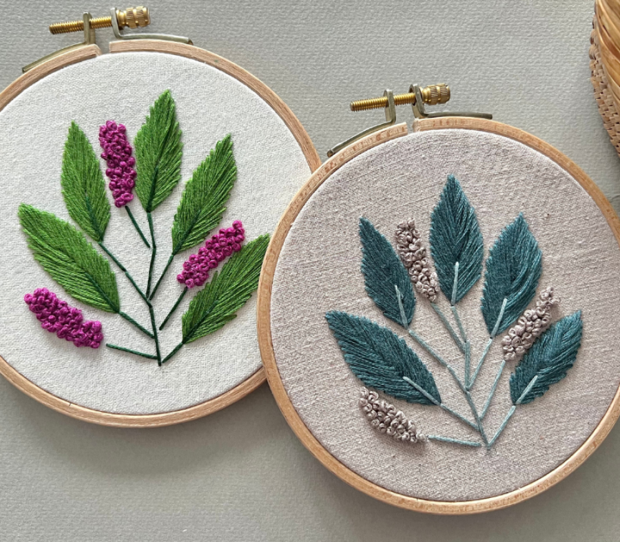 [Free Pattern] French knot flowers